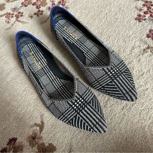 Rothys Point 2.0 Plaid size 8